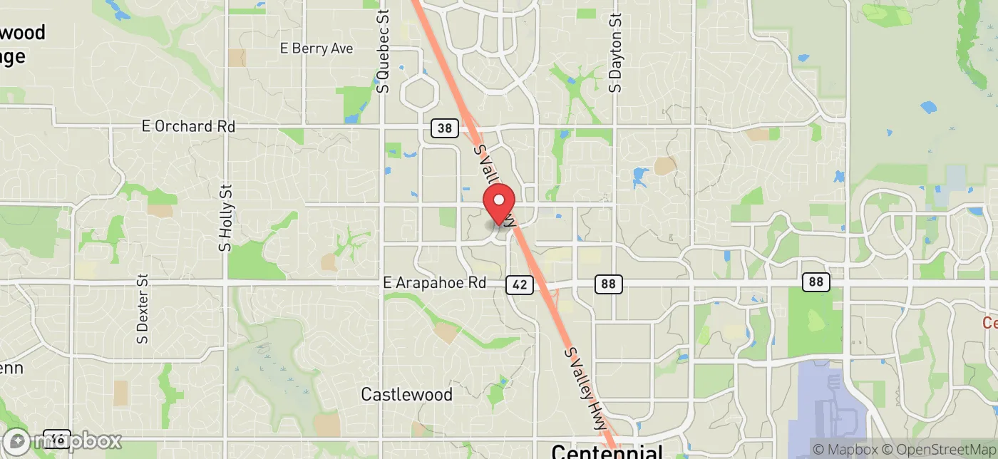Pickup location near Denver, Colorado