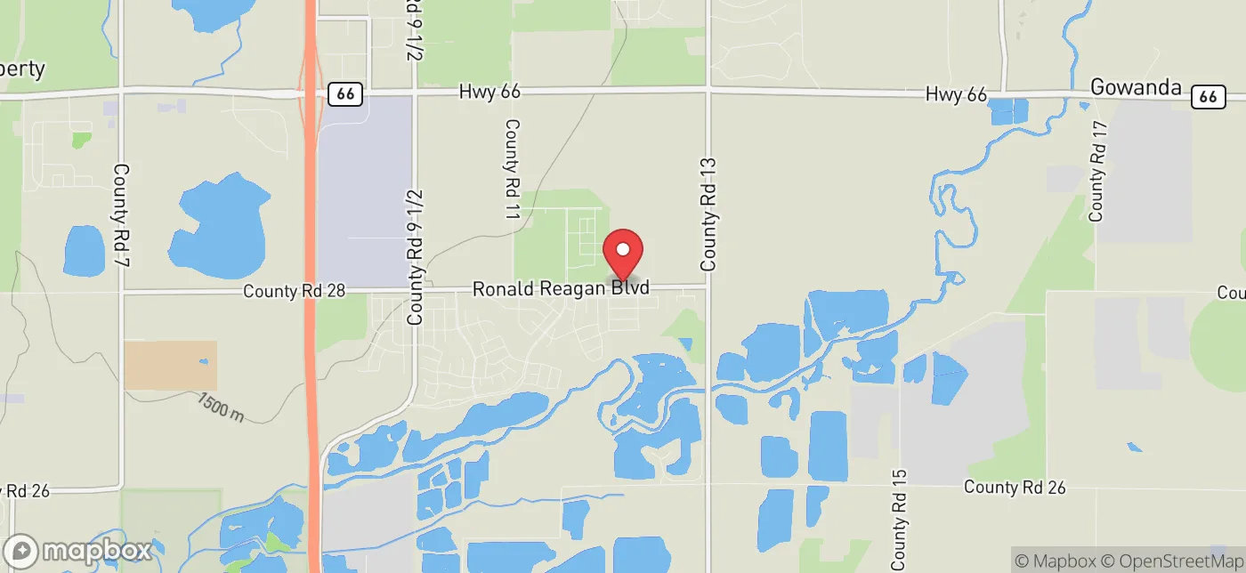 Pickup location near Denver, Colorado