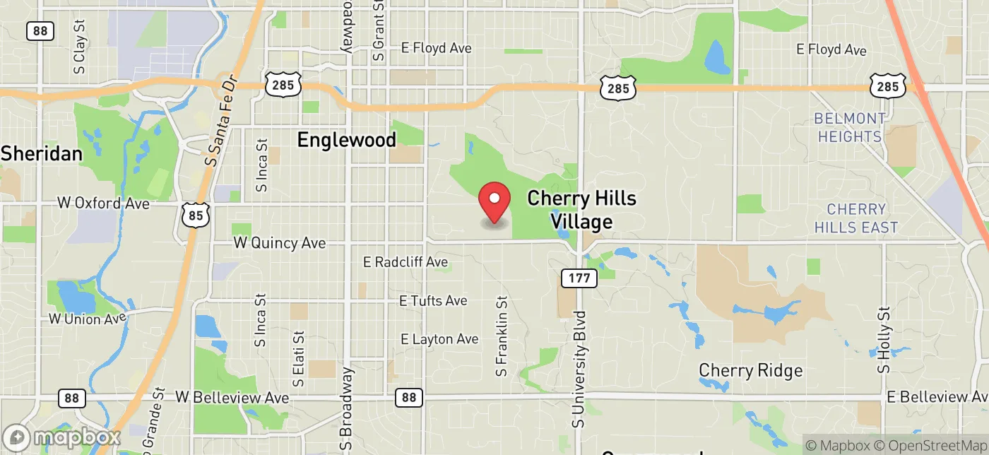 Pickup location near Denver, Colorado