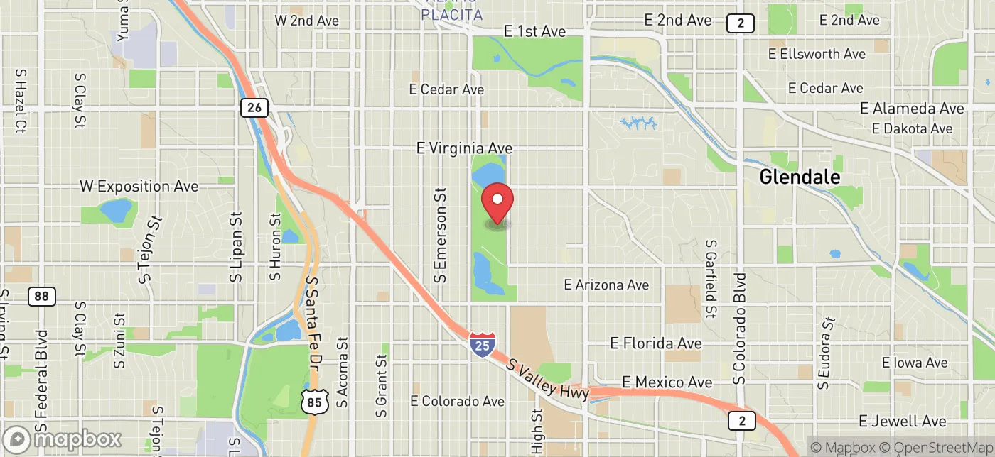 Pickup location near Denver, Colorado