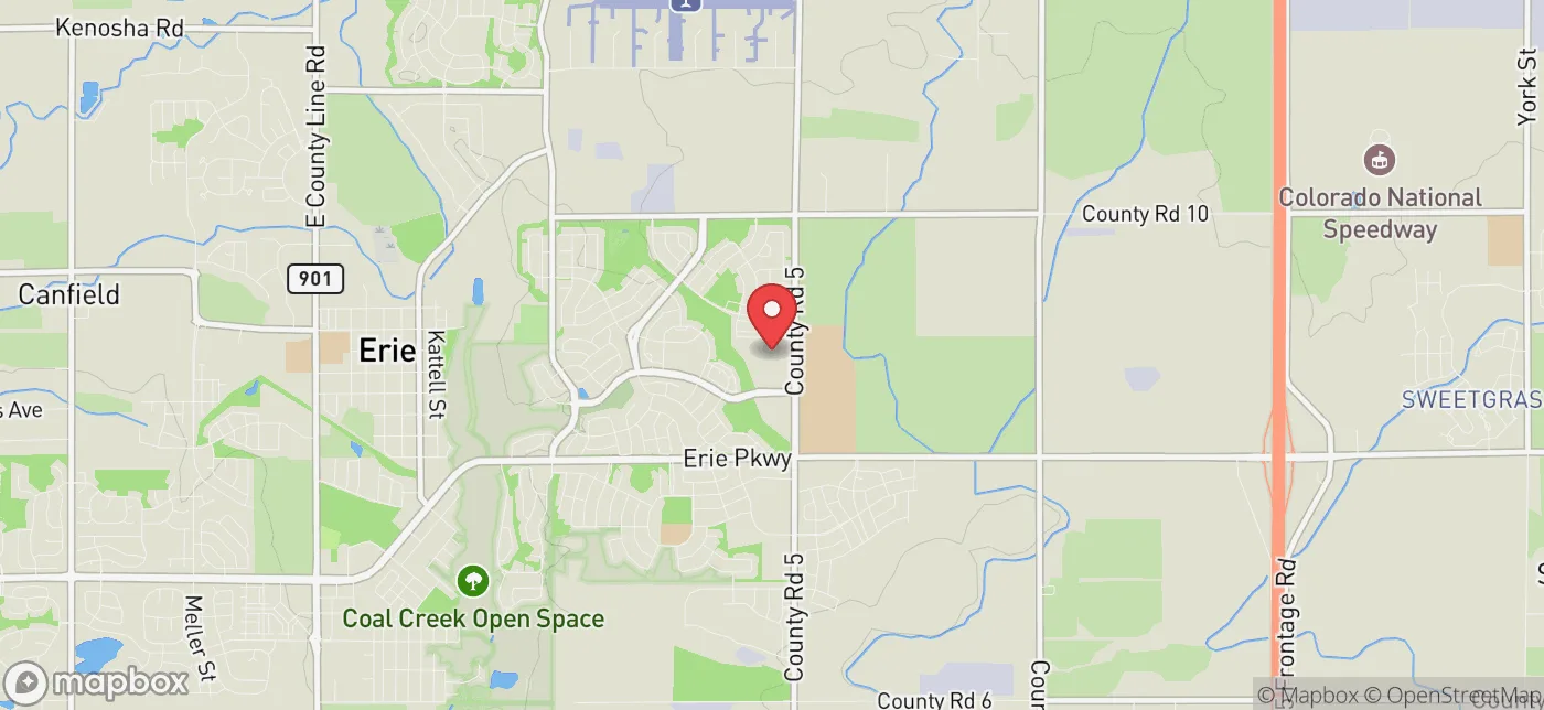 Pickup location near Denver, Colorado