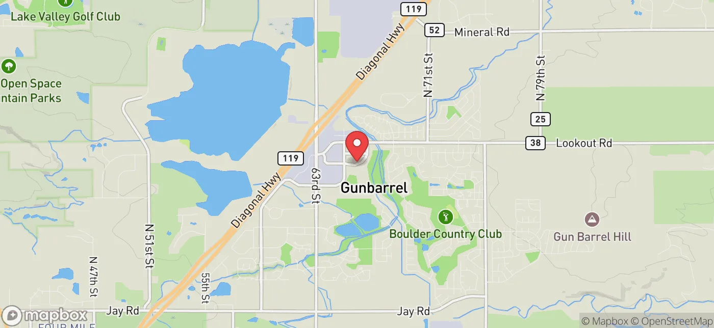 Pickup location near Denver, Colorado