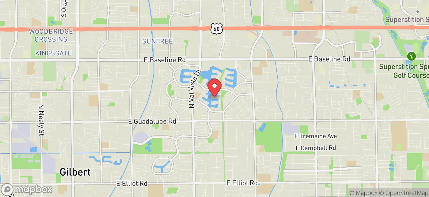 Pickup location near Scottsdale, Arizona