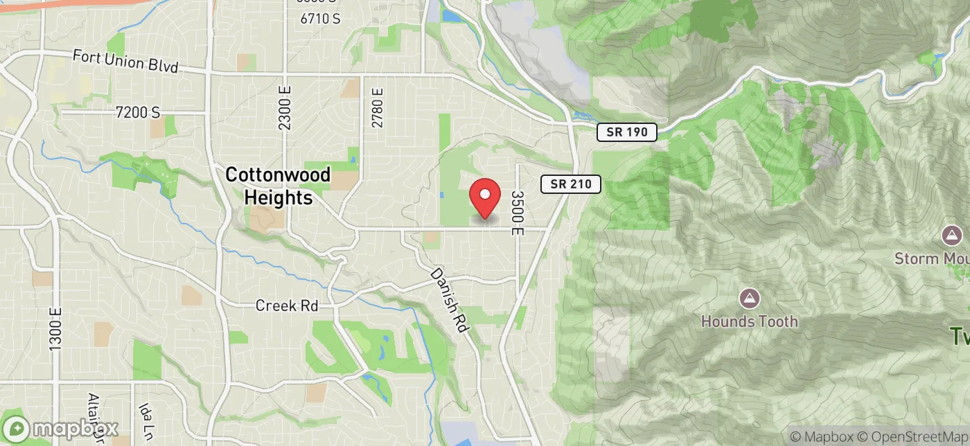 Pickup location near Salt Lake City, Utah