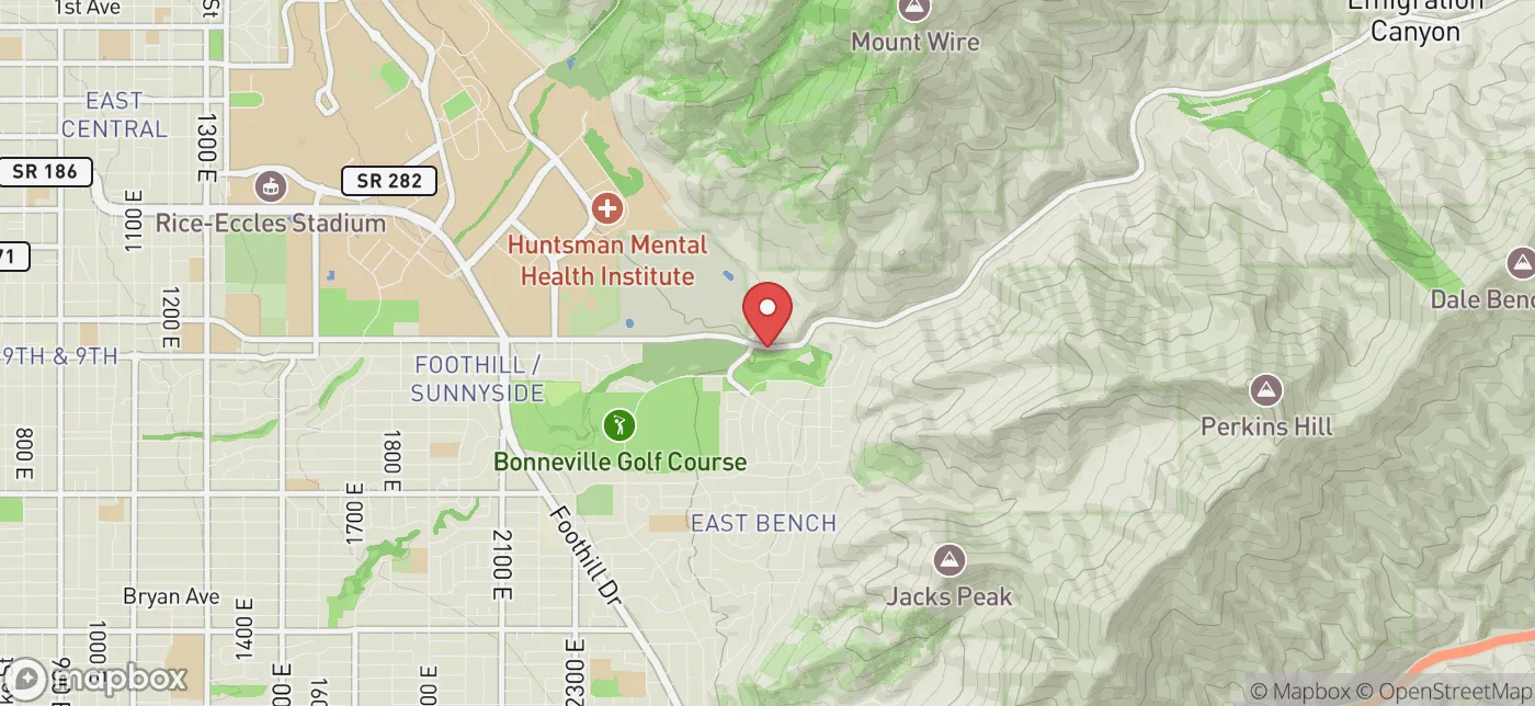Pickup location near Salt Lake City, Utah