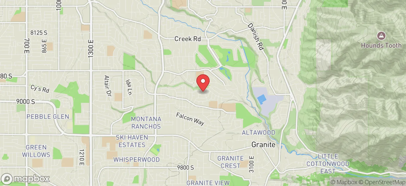 Pickup location near Salt Lake City, Utah