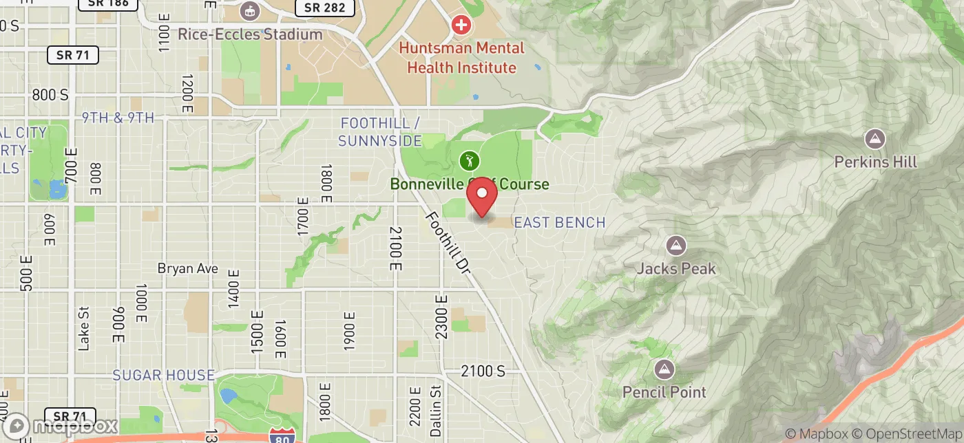 Pickup location near Salt Lake City, Utah