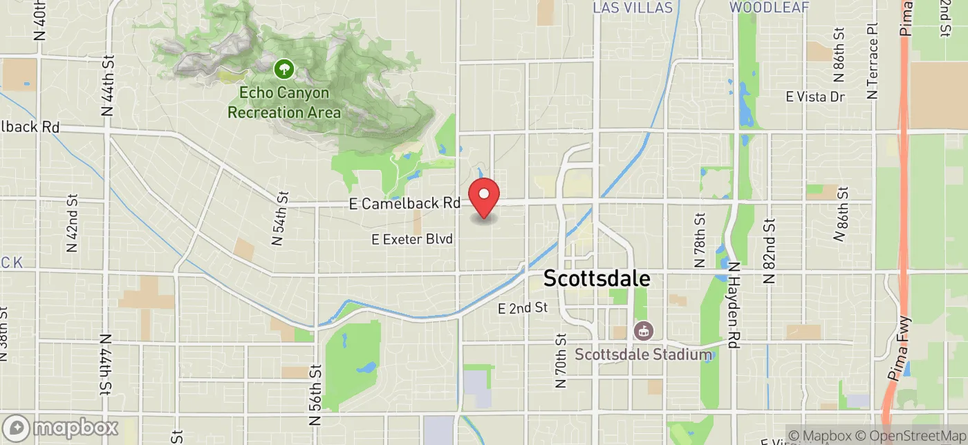 Pickup location near Phoenix, Arizona