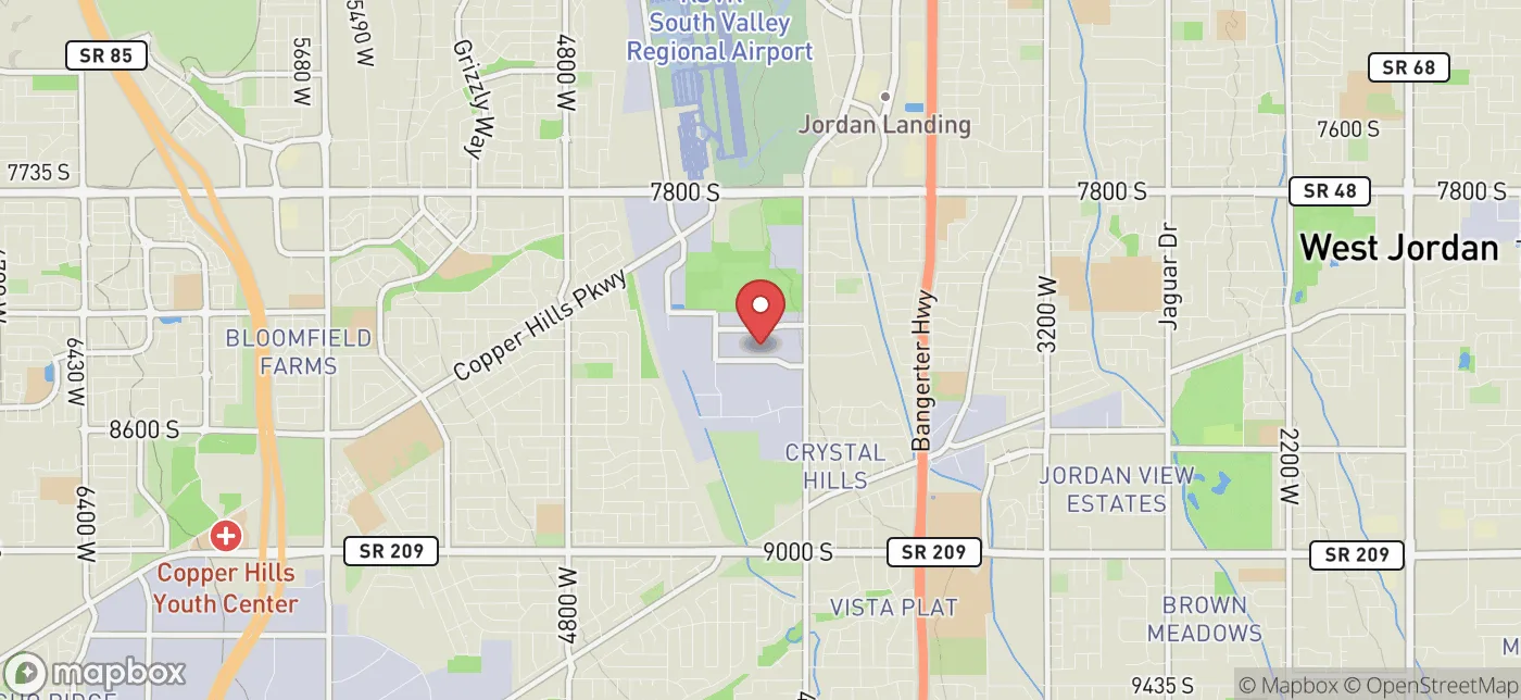 Pickup location near Salt Lake City, Utah