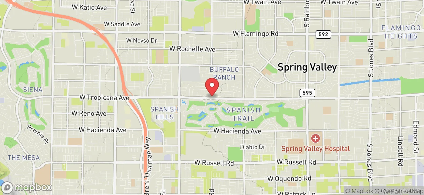 Pickup location near Las Vegas, Nevada