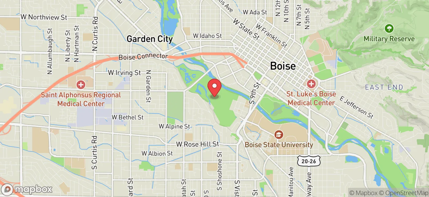 Pickup location near Boise, Idaho