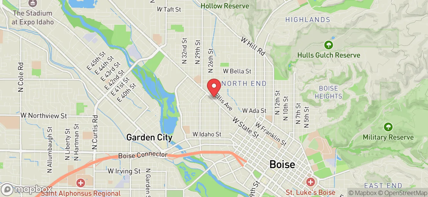 Pickup location near Boise, Idaho