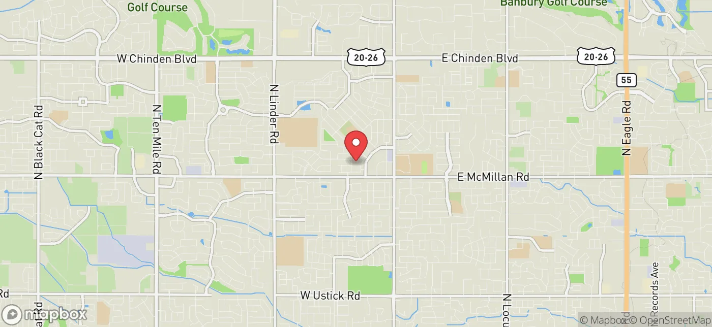 Pickup location near Boise, Idaho