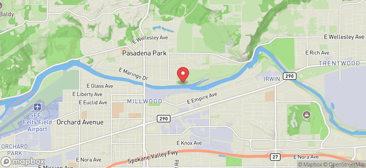 Pickup location near Spokane, Washington