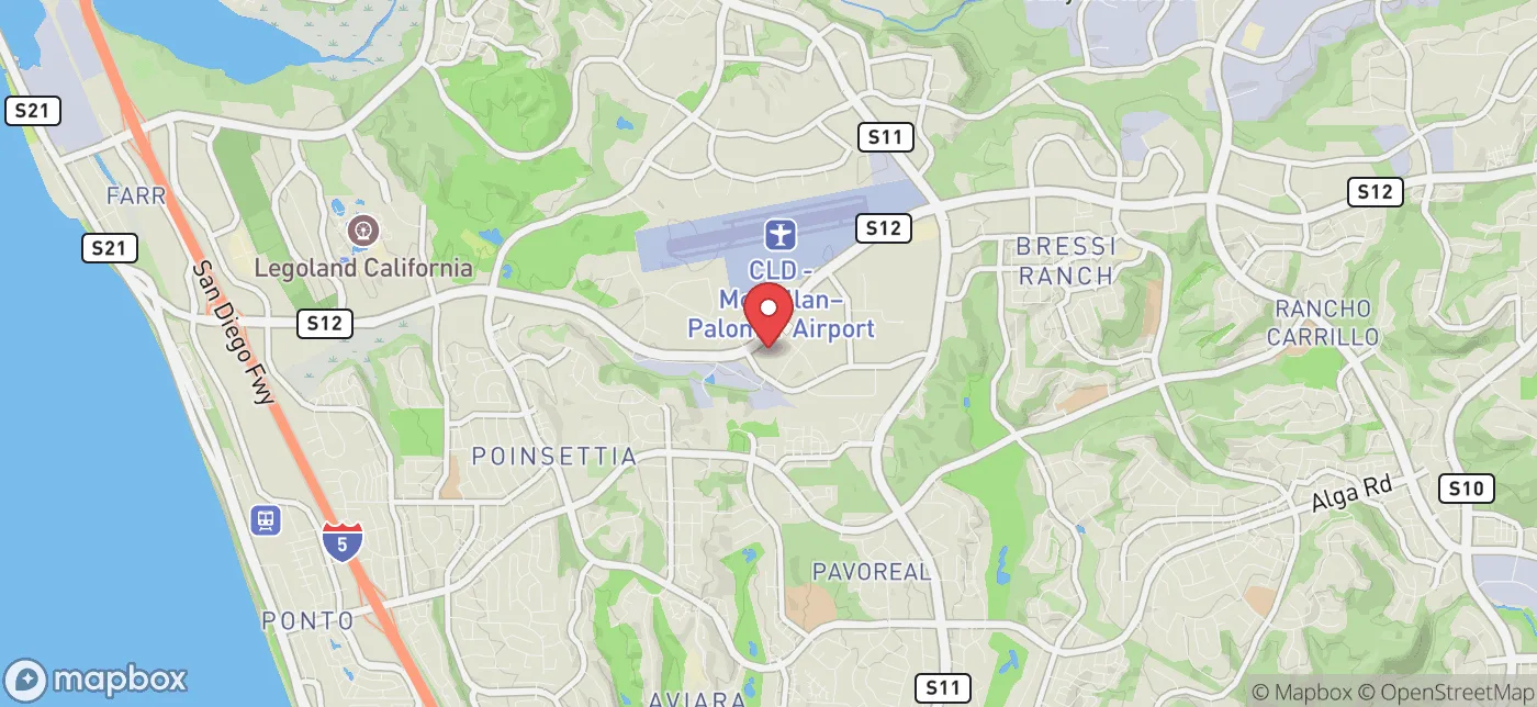 Pickup location near Temecula, California