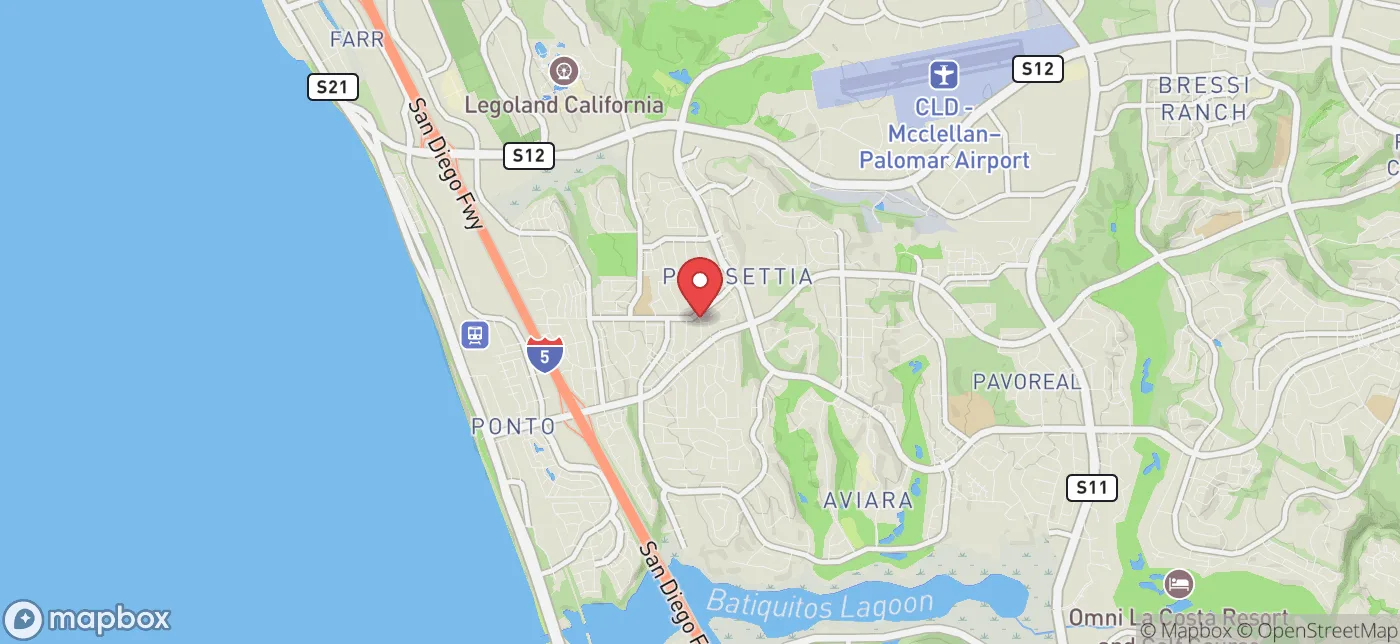 Pickup location near Temecula, California