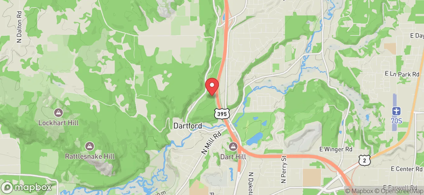 Pickup location near Spokane, Washington