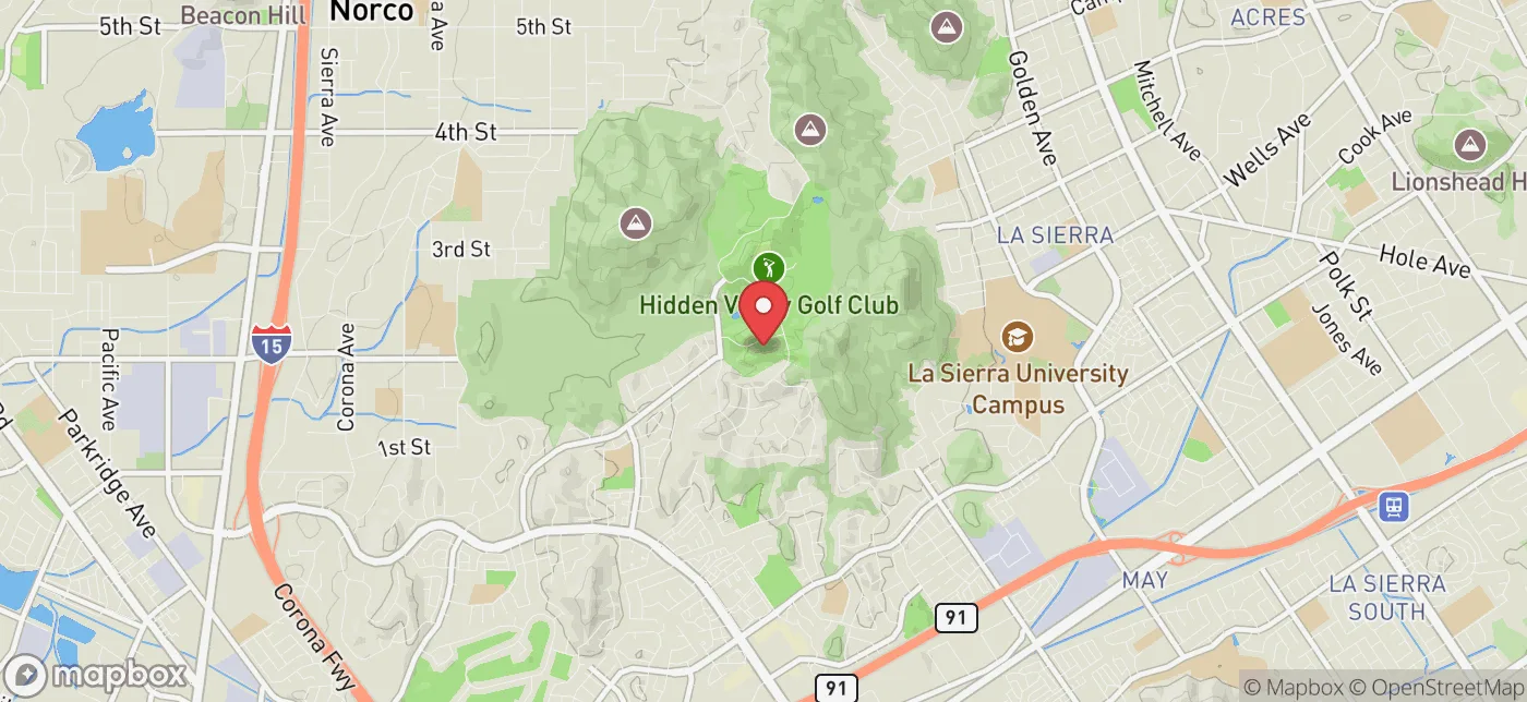 Pickup location near Eastvale, California