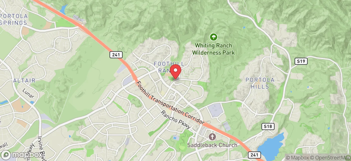 Pickup location near Eastvale, California