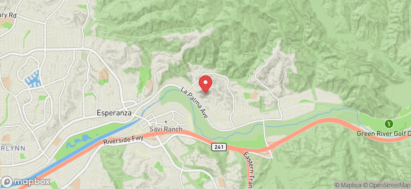 Pickup location near Los Angeles, California