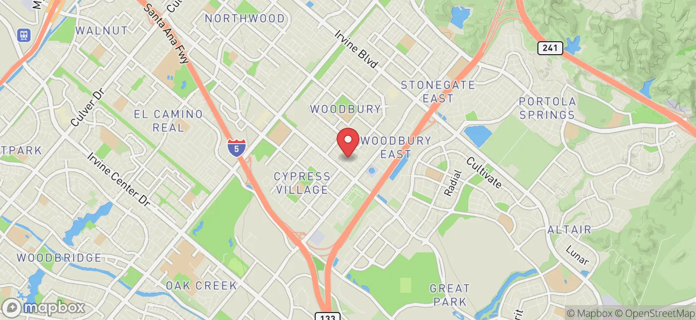 Pickup location near Eastvale, California