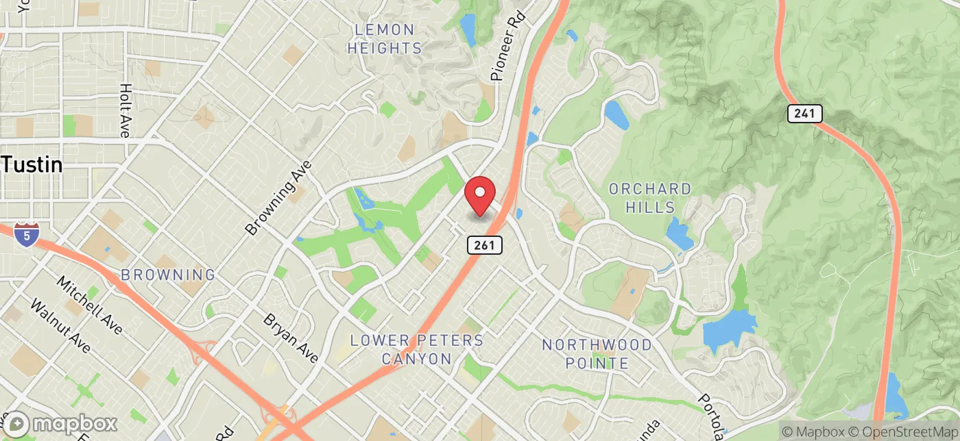 Pickup location near Eastvale, California