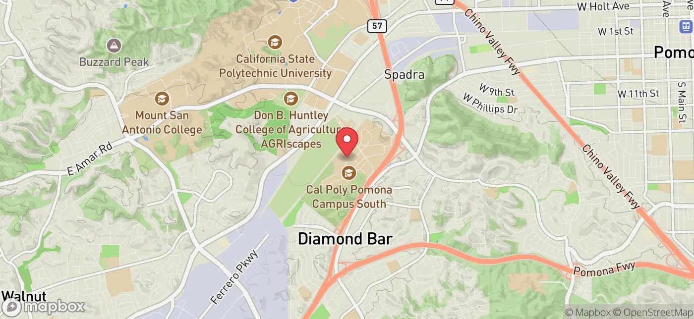 Pickup location near Eastvale, California