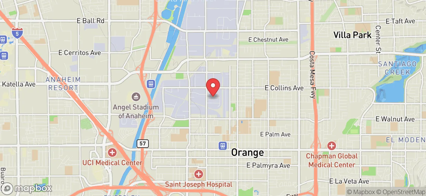 Pickup location near Eastvale, California