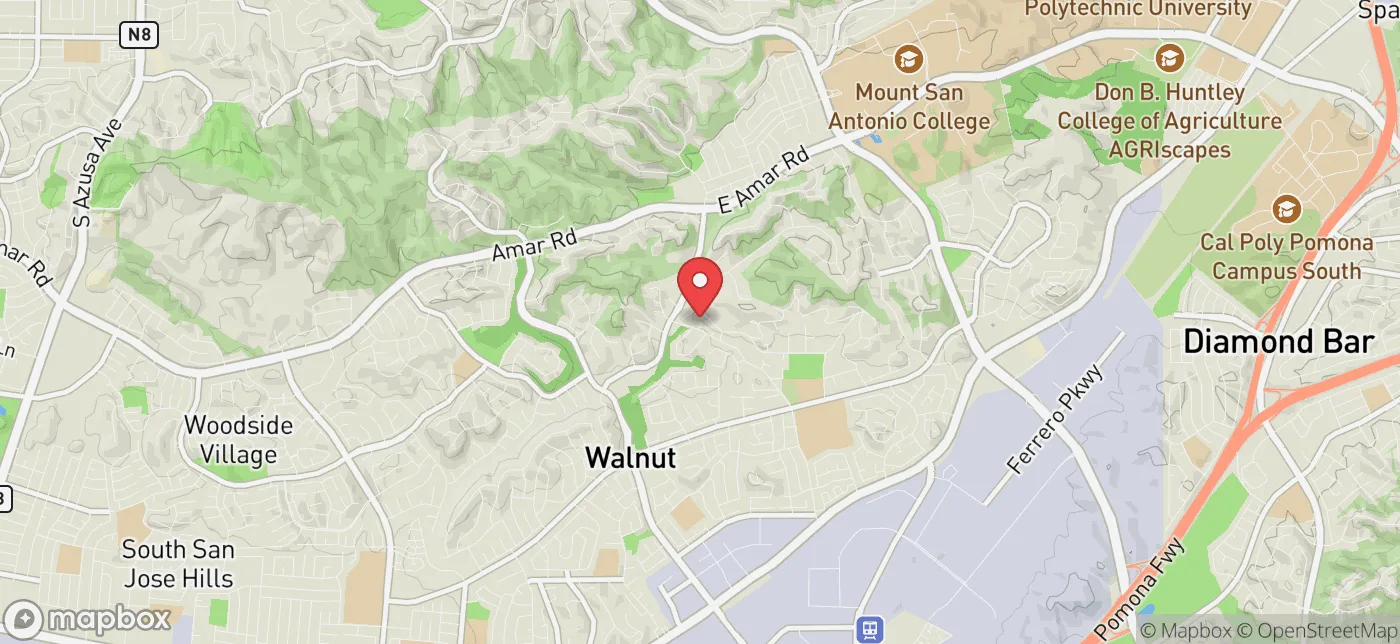 Pickup location near Eastvale, California