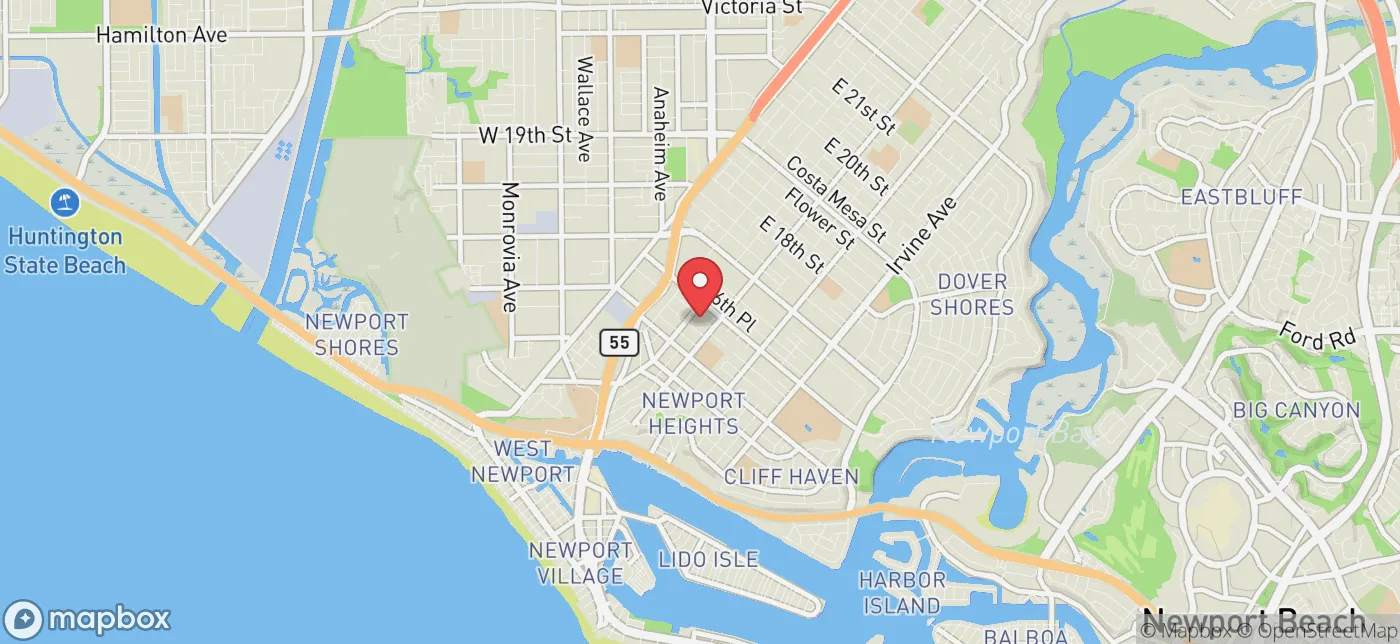 Pickup location near Los Angeles, California