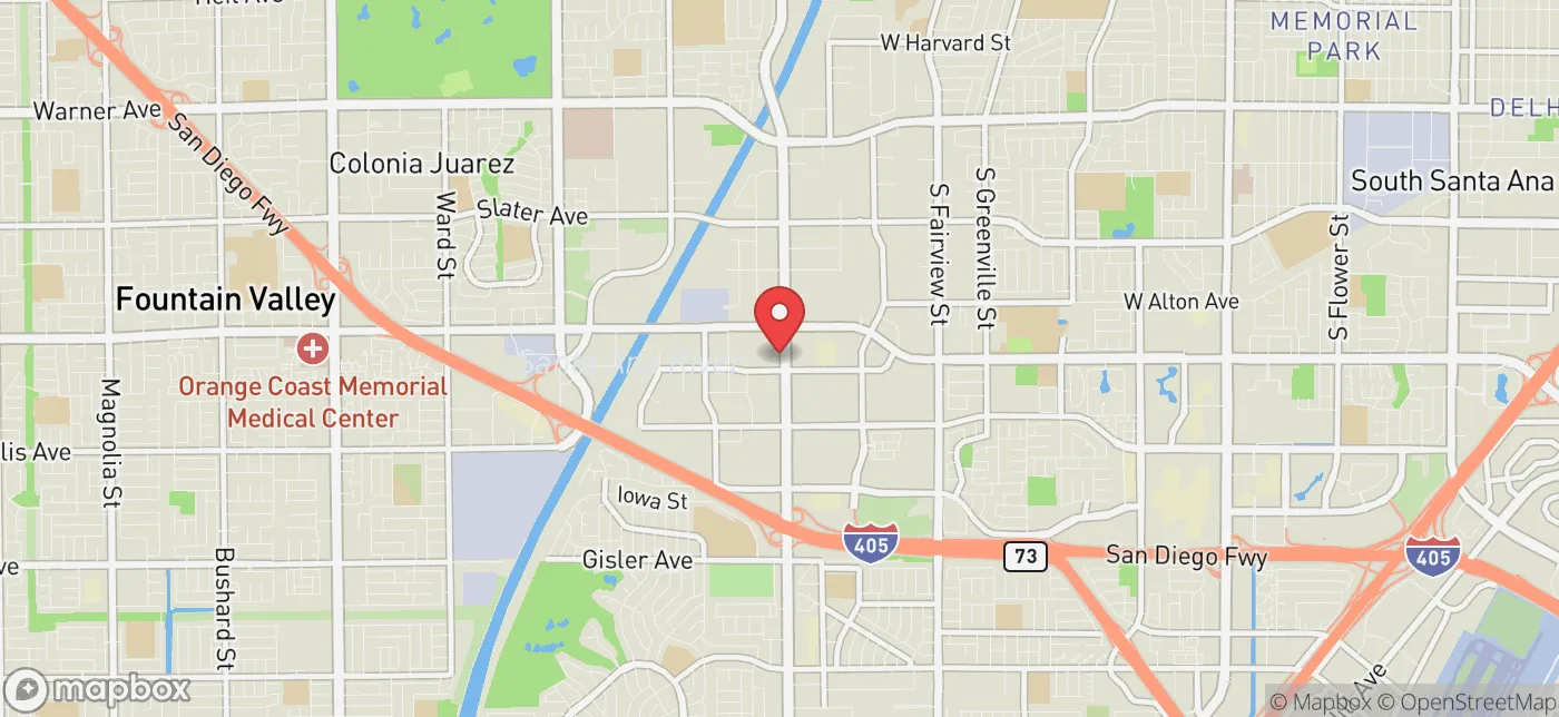 Pickup location near Eastvale, California