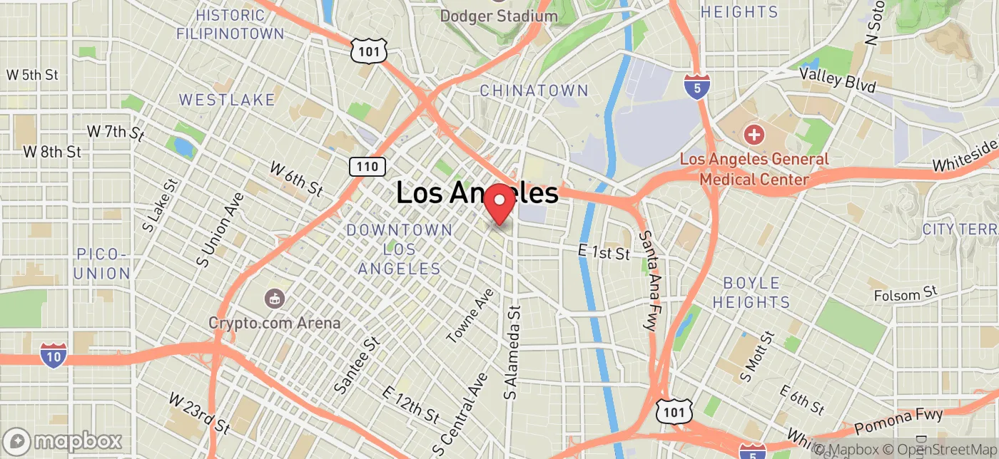 Pickup location near GLENDALE, California