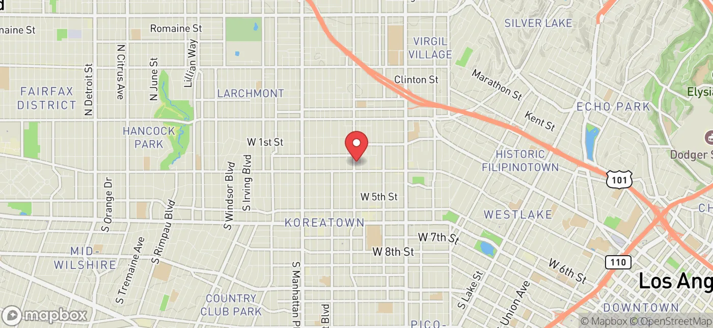 Pickup location near GLENDALE, California