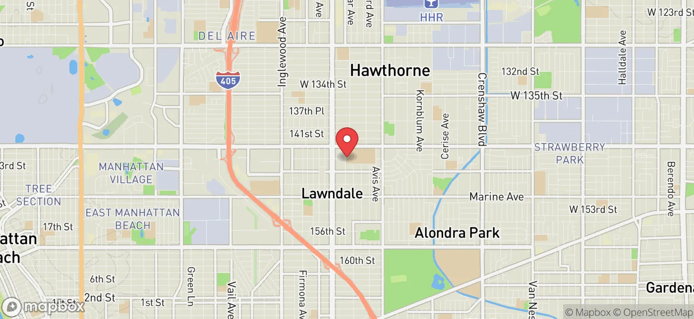 Pickup location near GLENDALE, California