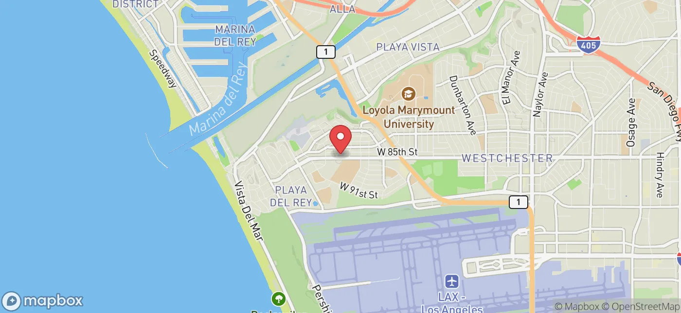 Pickup location near Los Angeles, California