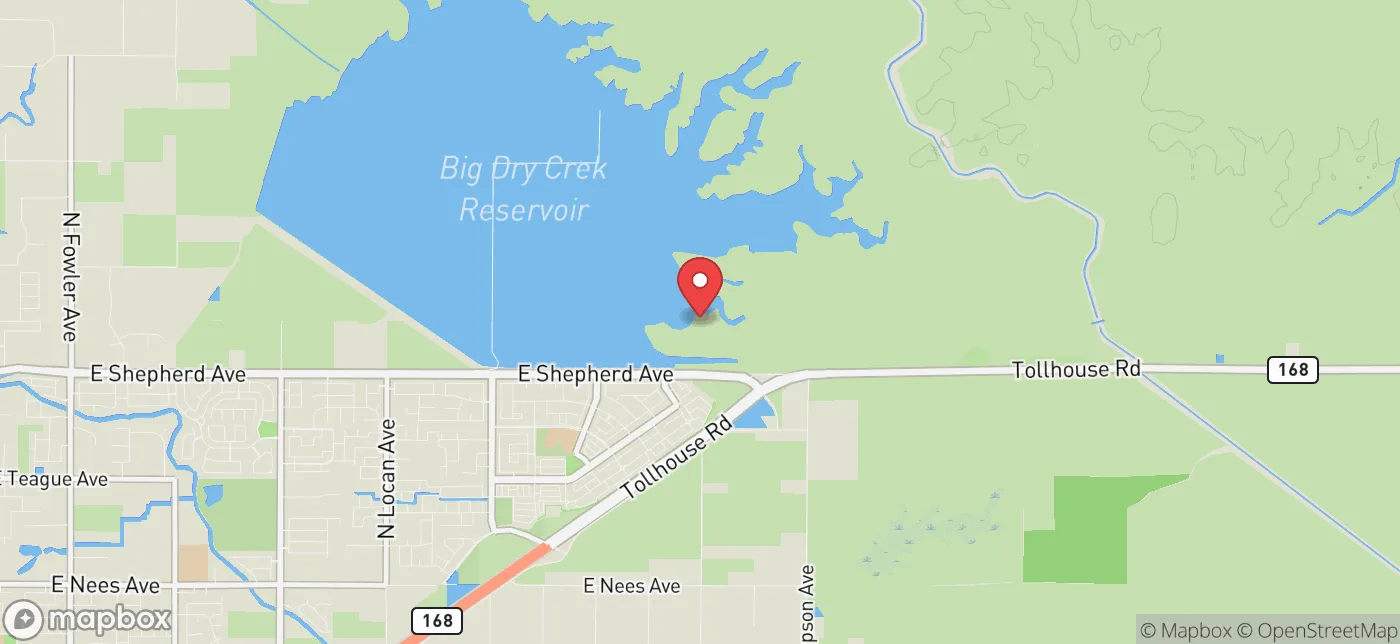 Pickup location near Fresno, California