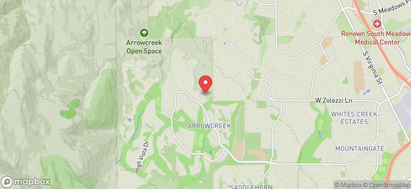 Pickup location near Reno, Nevada