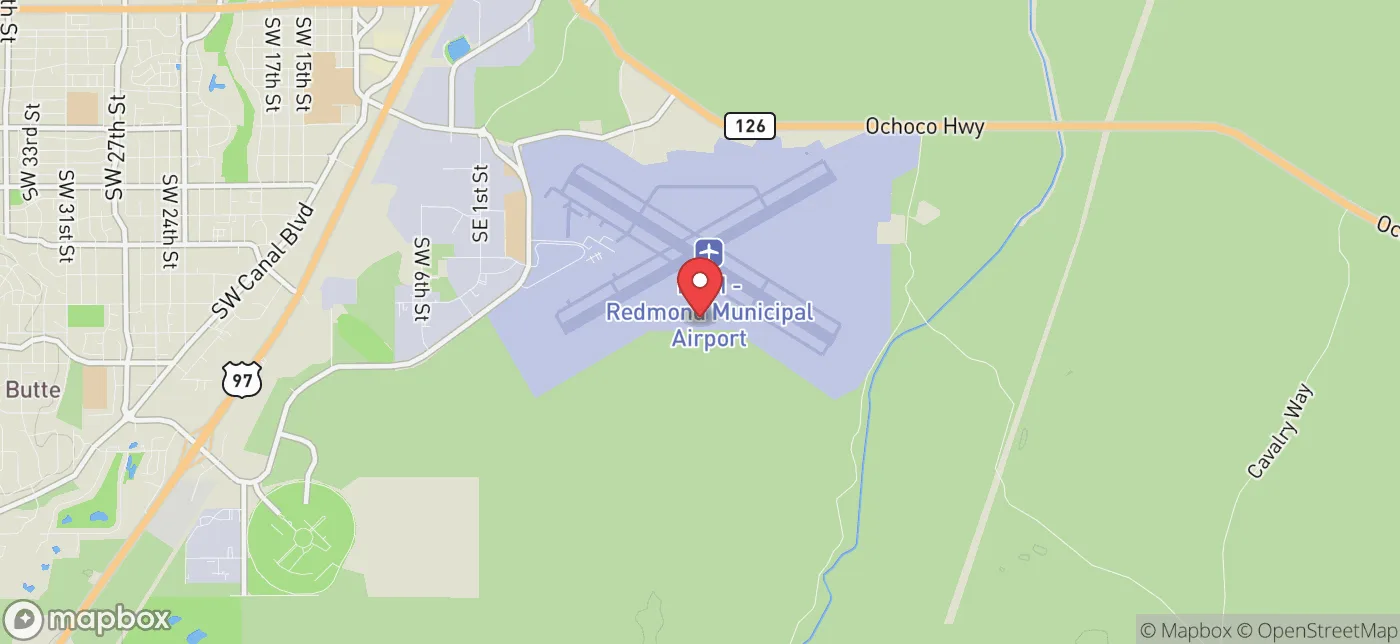 Pickup location near Bend, Oregon