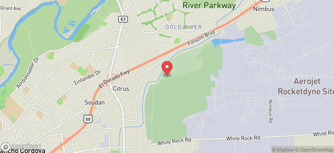Pickup location near Roseville, California