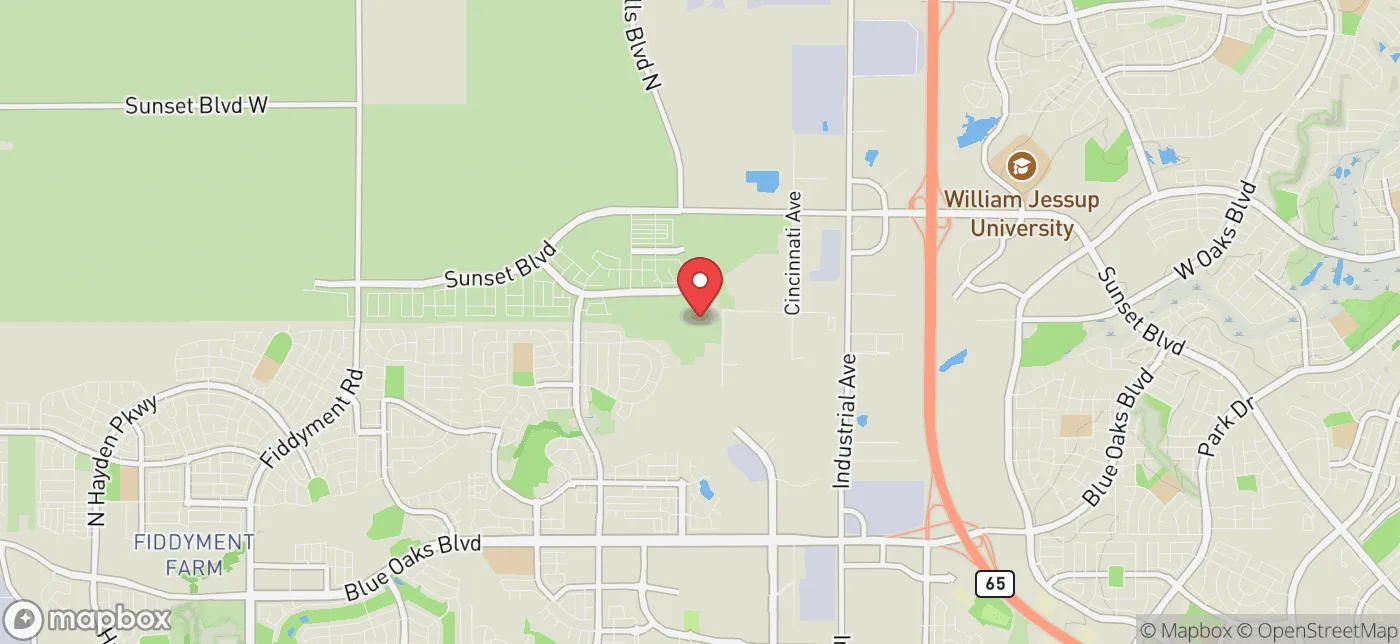 Pickup location near Sacramento, California