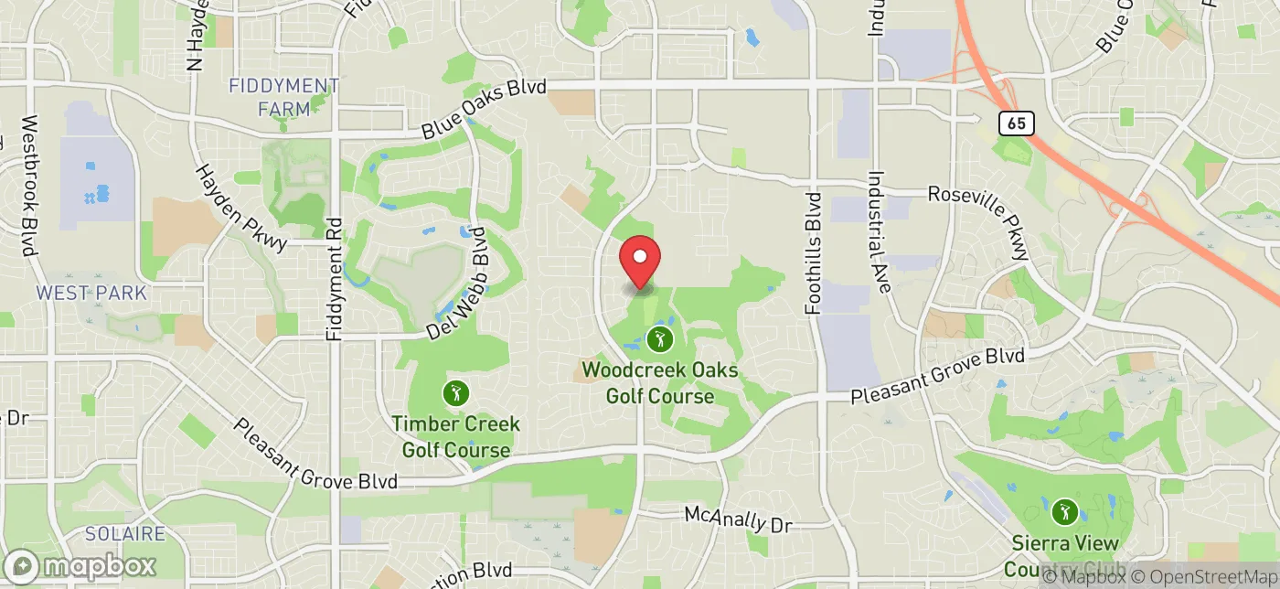 Pickup location near Sacramento, California