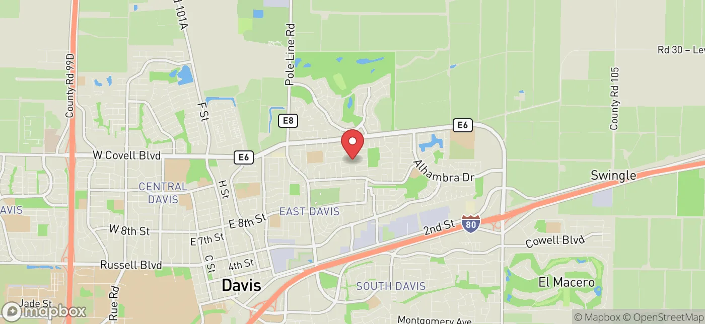 Pickup location near Sacramento, California