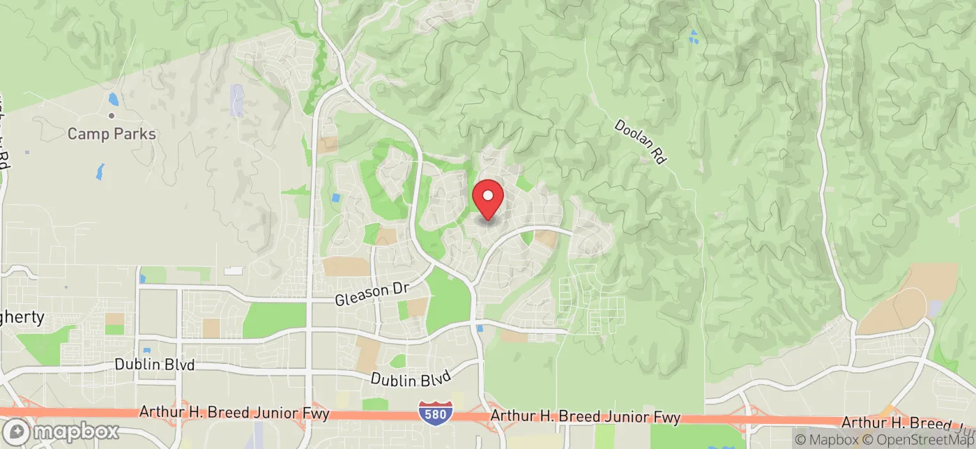 Pickup location near San Francisco, California