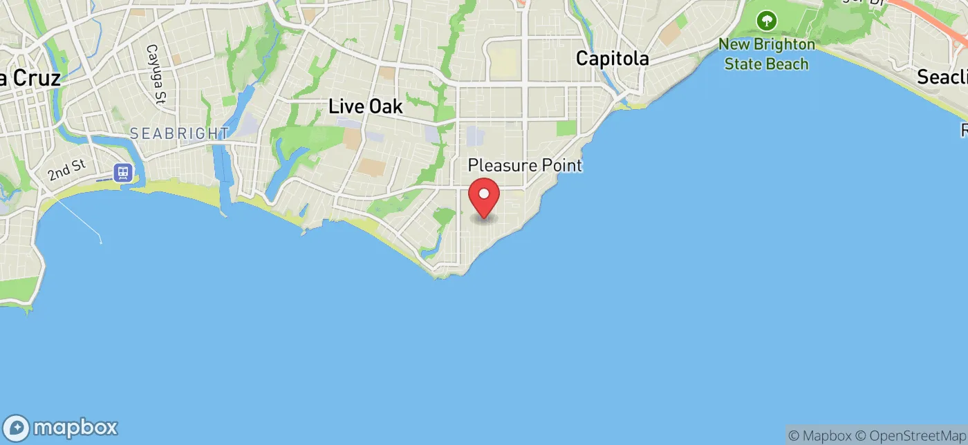 Pickup location near Monterey, California