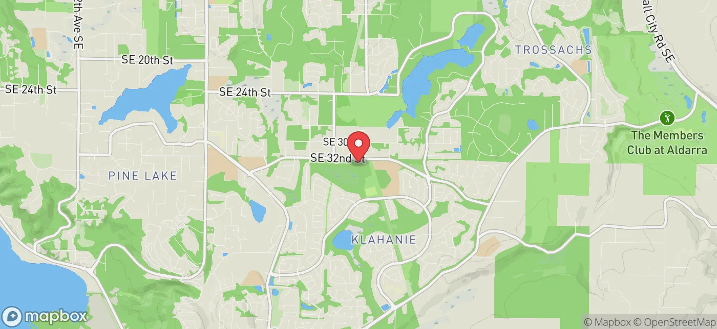 Pickup location near sammamish, Washington
