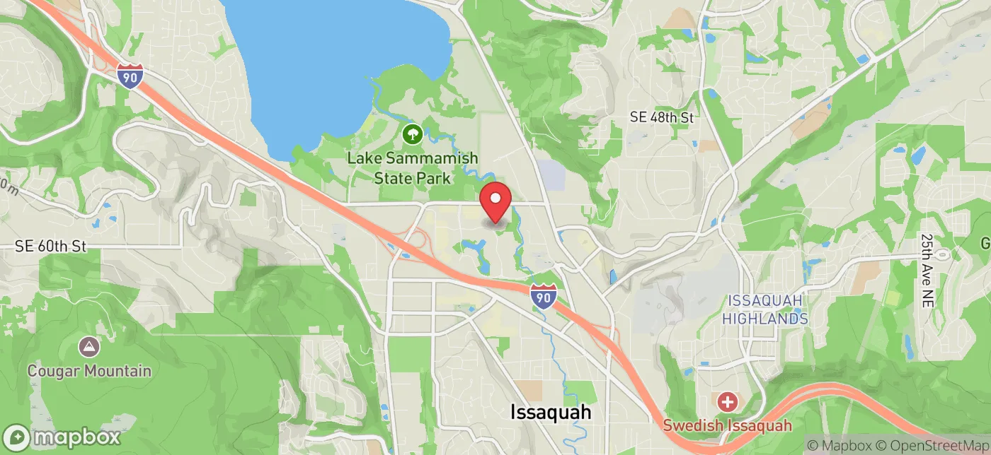 Pickup location near Bellevue, Washington