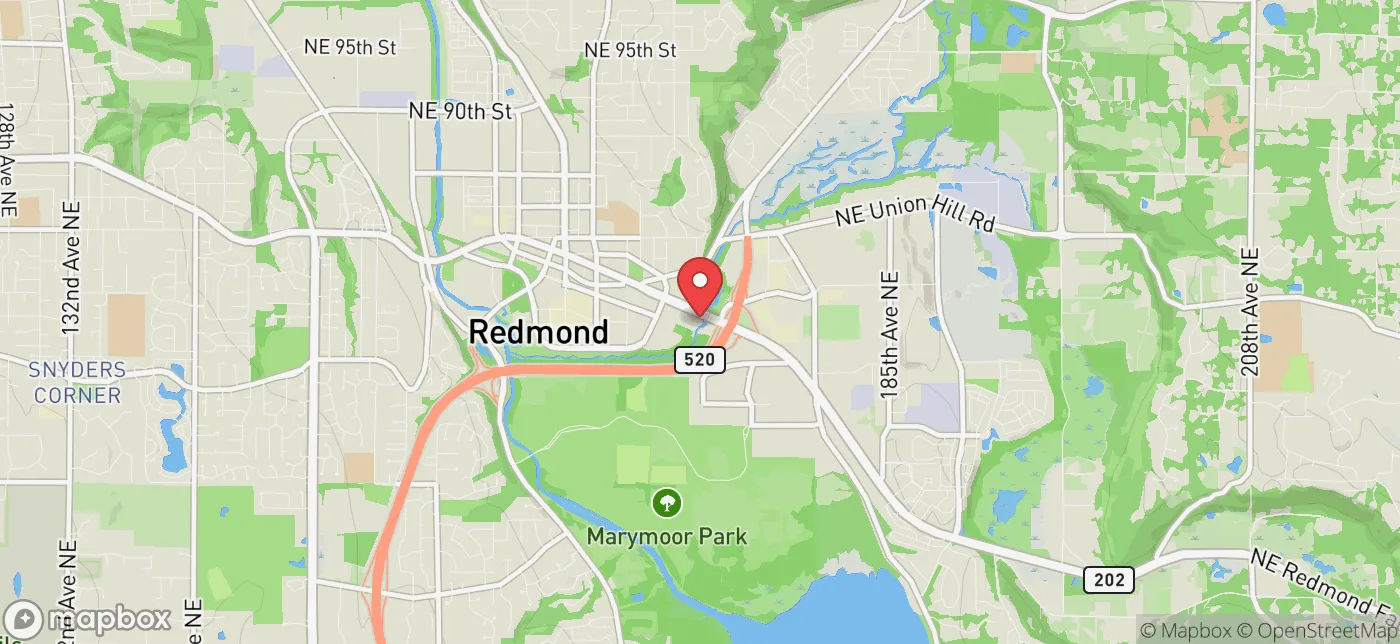 Pickup location near Bellevue, Washington