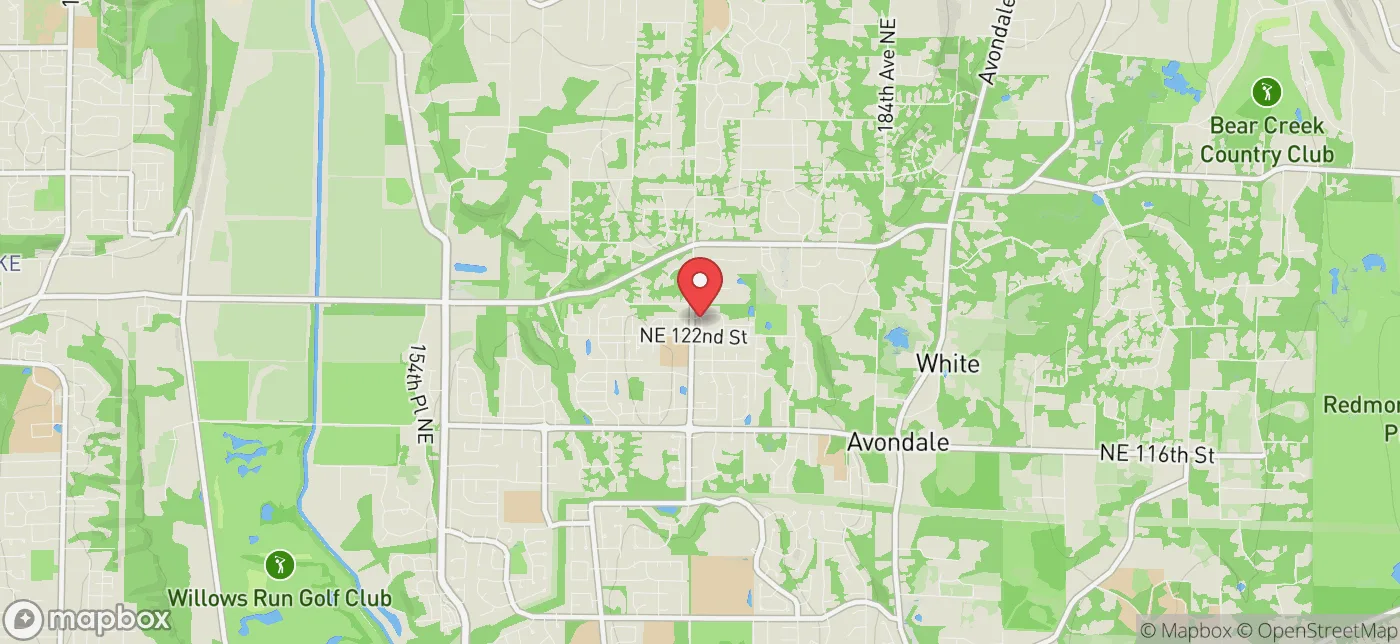 Pickup location near Bellevue, Washington
