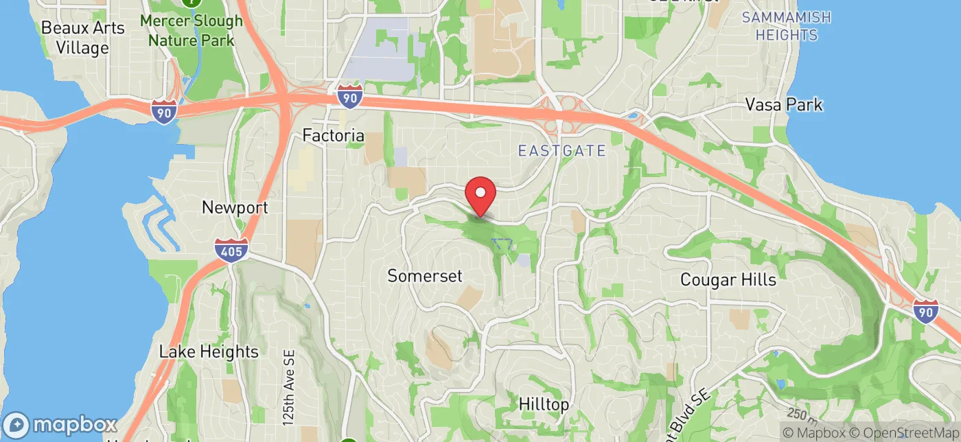 Pickup location near Bellevue, Washington