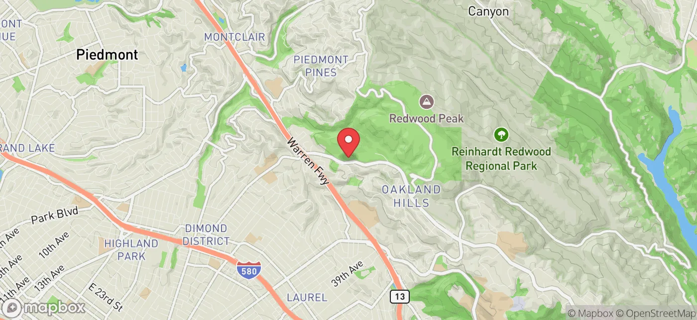 Pickup location near San Francisco, California
